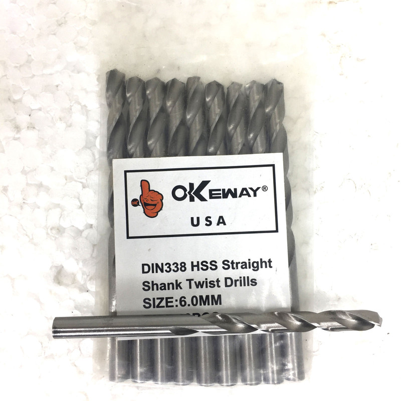 مته اوکی وای کد DIN338 DV سایز 6 میلیمتر