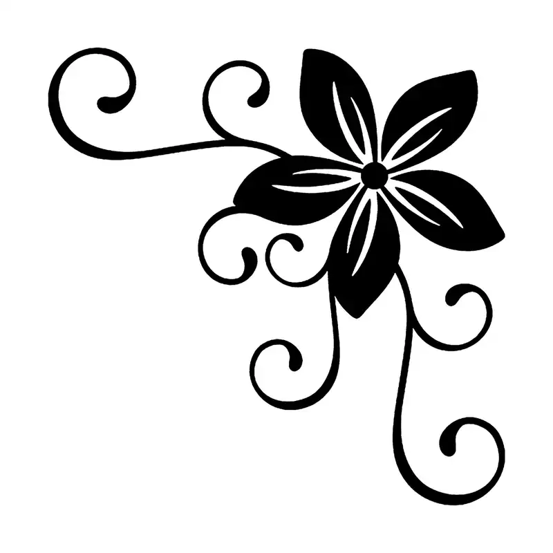 شابلون باتیس آرت طرح گل کد 50-422