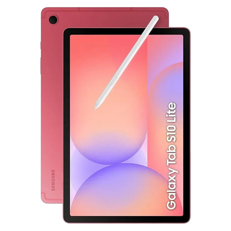تبلت 10.9 اینچ سامسونگ مدل Galaxy Tab S10 Lite 5G با ظرفیت 128 گیگابایت و رم 6 گیگابایت، قابلیت پشتیبانی از سیم‌ کارت، رزولوشن دوربین اصلی ۸ مگاپیکسل، پشتیبانی از قلم، به همراه شارژر دیواری 25 وات سامسونگ مدل EP-TA800