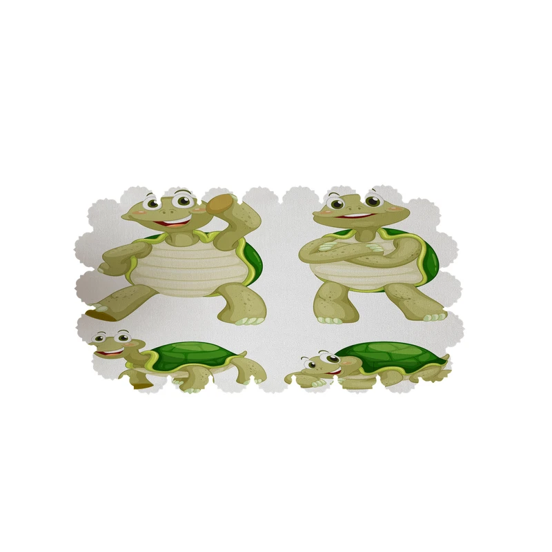  رومیزی طرح لاک پشت  کد 8517R