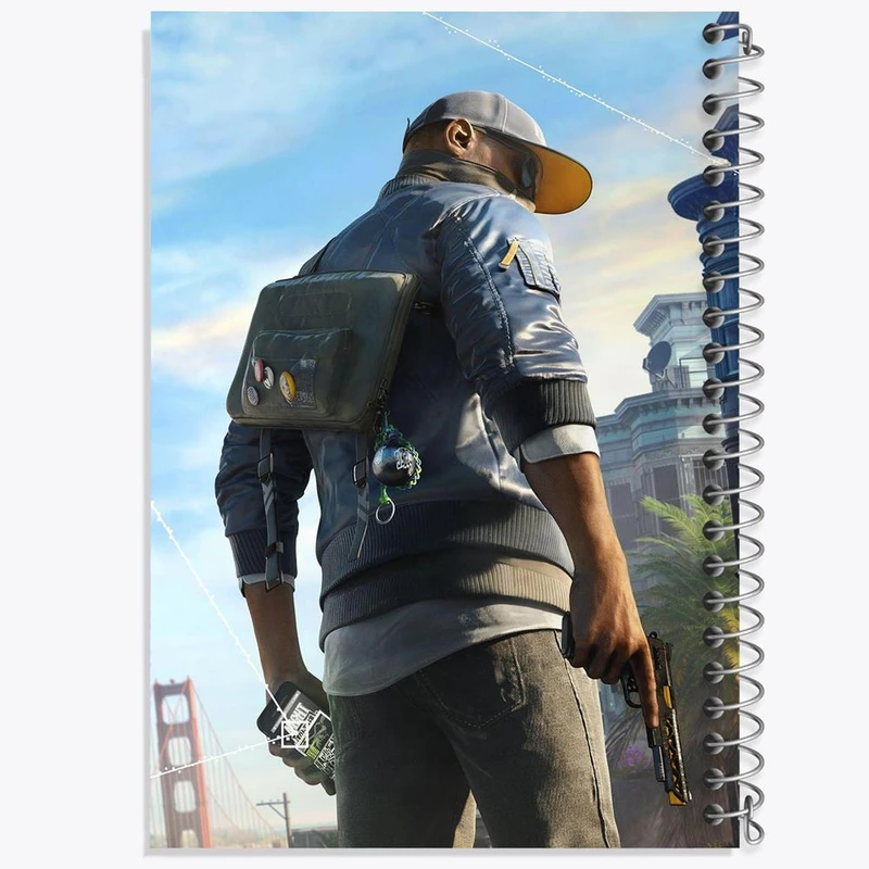 دفتر مشق 50 برگ خندالو مدل مارکوس واچ داگز کد 30923