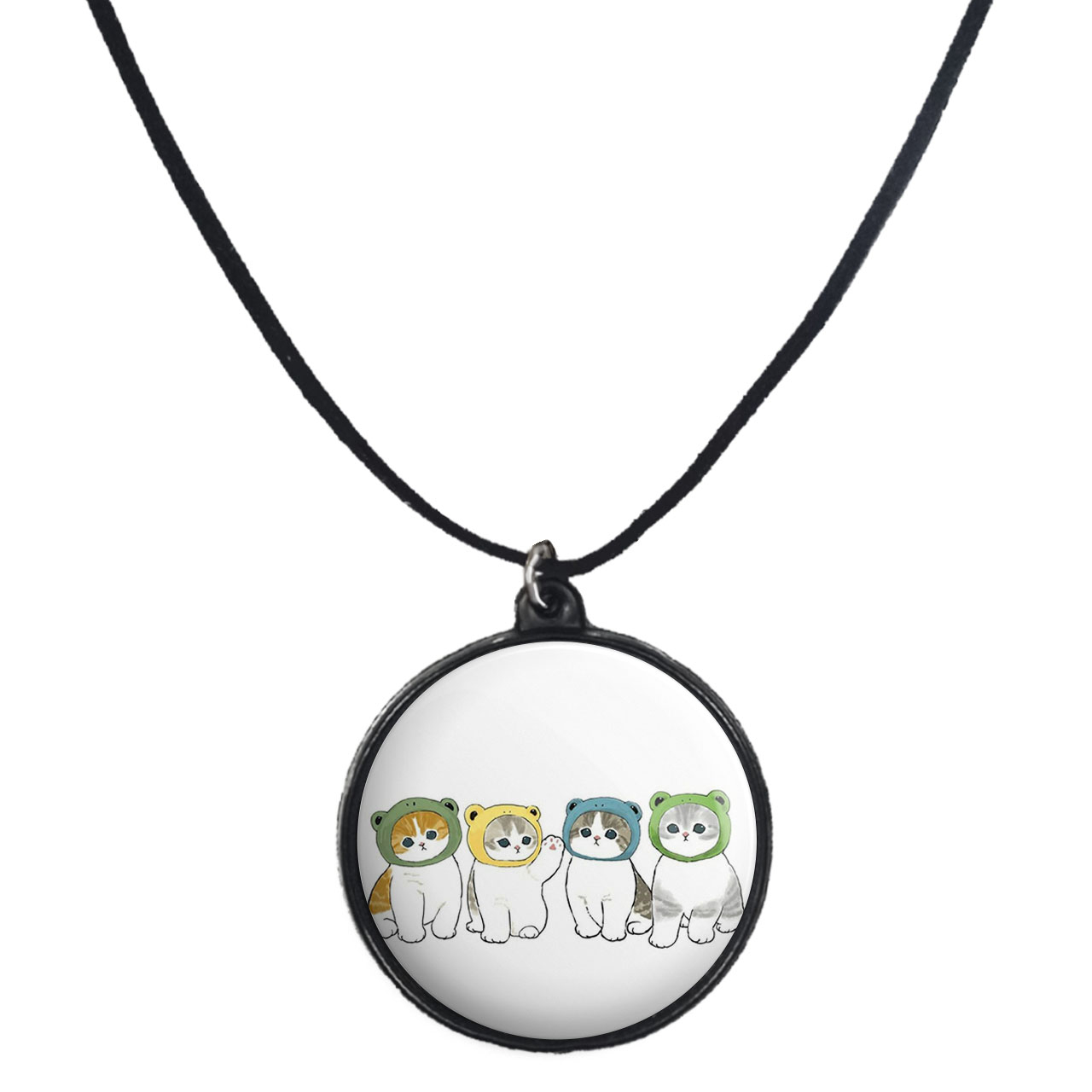 گردنبند پرمانه طرح حیوانات کیوت کد pmb.21556 مدل دو طرفه