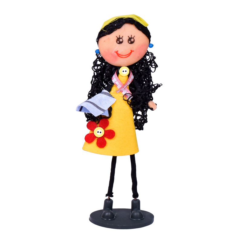 عروسک طرح هلن مدل خیاطی کد 09 ارتفاع 25 سانتی متر