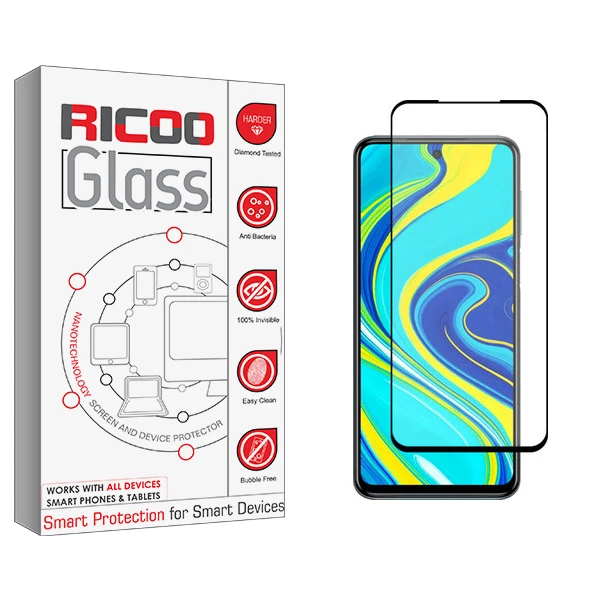محافظ صفحه نمایش سرامیکی ریکوو مدل +HD مناسب برای گوشی موبایل شیائومی Redmi Note 9S