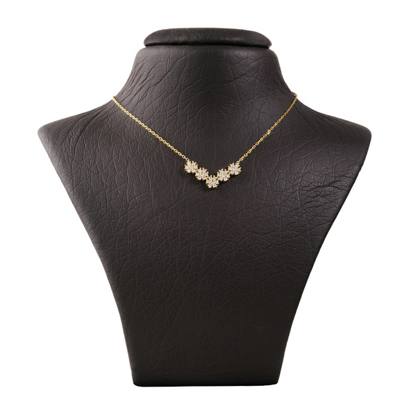 گردنبند طلا 18 عیار زنانه جواهری سون مدل 3341