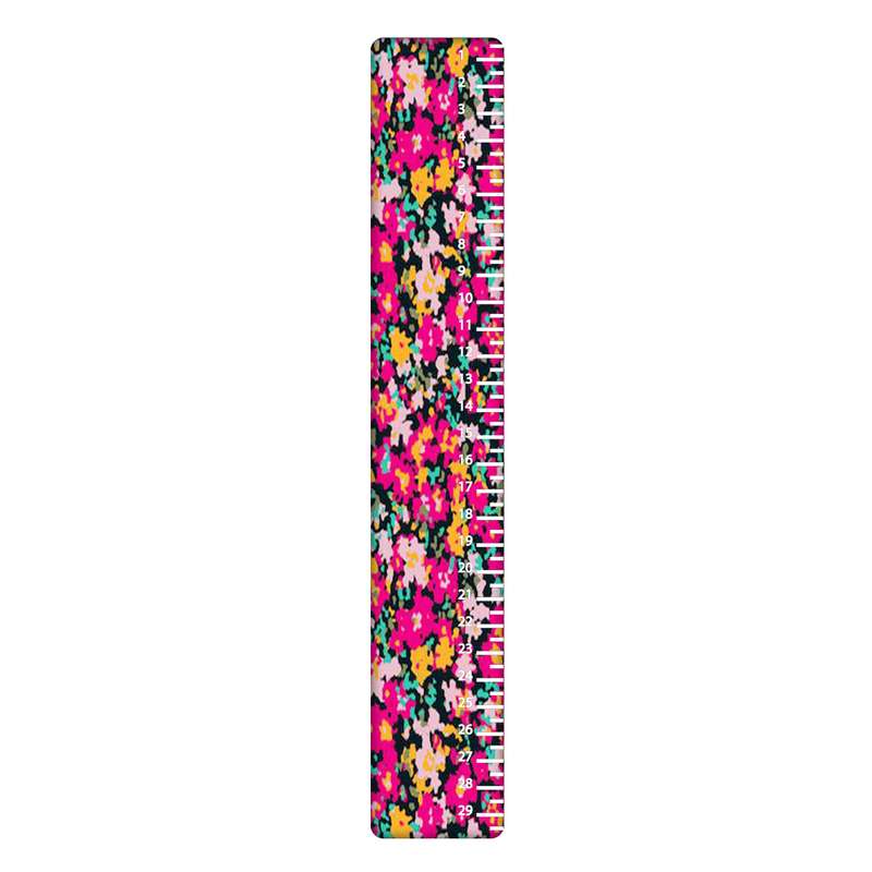 خط کش 30 سانتی متر طرح گل کد 275