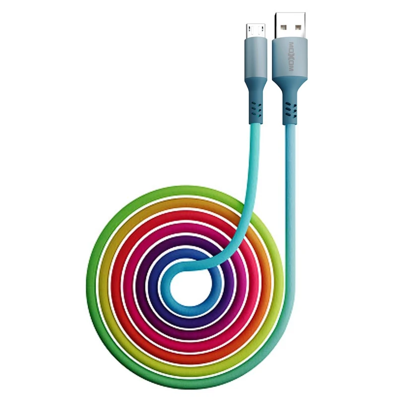 کابل تبدیل USB به microUSB موکسوم مدل KH-100 طول 1 متر