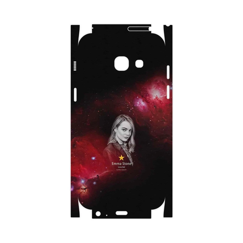 برچسب پوششی ماهوت مدل Emma Stone-FullSkin مناسب برای گوشی موبایل سامسونگ Galaxy A3 2017