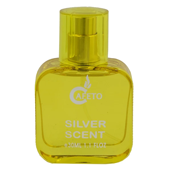 عطرجیبی مردانه کافه تو مدل سیلور سنت حجم 30 میلی لیتر