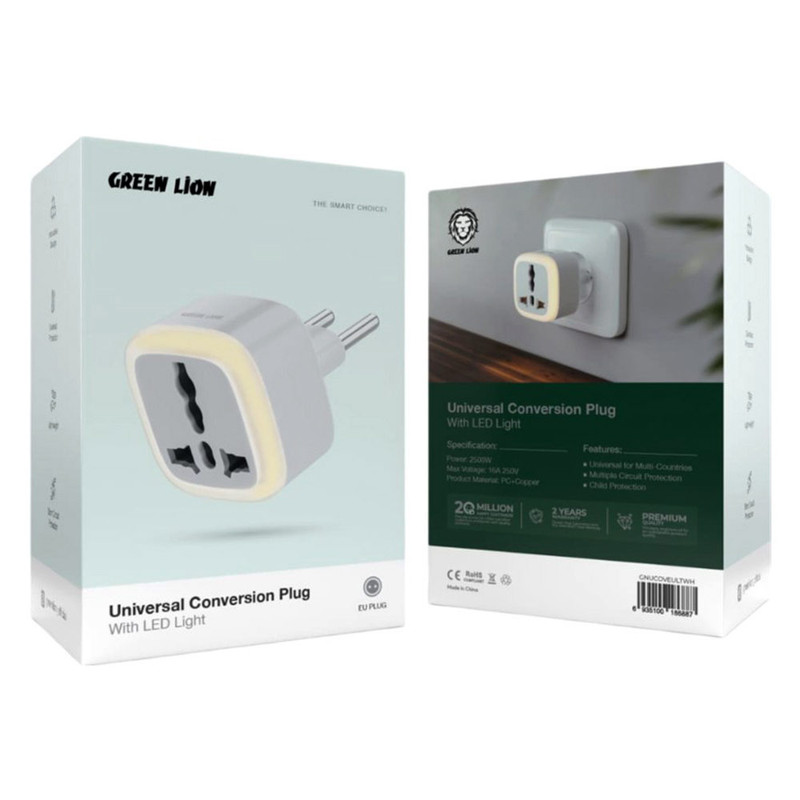 تبدیل دیواری گرین لاین مدل Universal Conversion Plug