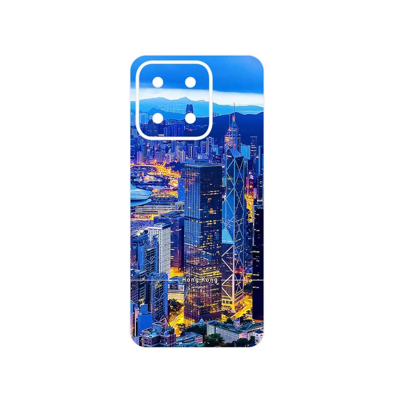 برچسب پوششی ماهوت مدل Hong Kong City مناسب برای گوشی موبایل آنر X5b Plus