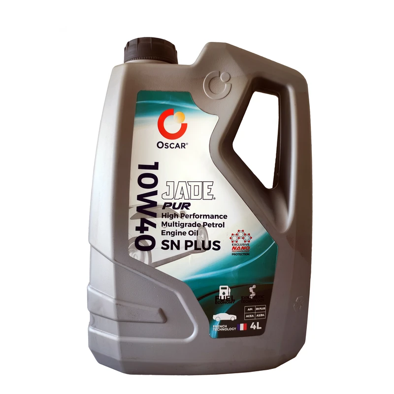 روغن موتور خودرو توربوشارژ، هیبریدی، تنفس طبیعی، بنزینی اسکار مدل JADE PUR  SN PLUS 10W-40 حجم 4 لیتر
