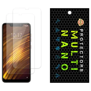 Multi Nano X-S2N Model Transparent Screen Protector Suitable For Xiaomi Pocophone F1 Mobile Phone Pack Of 2
