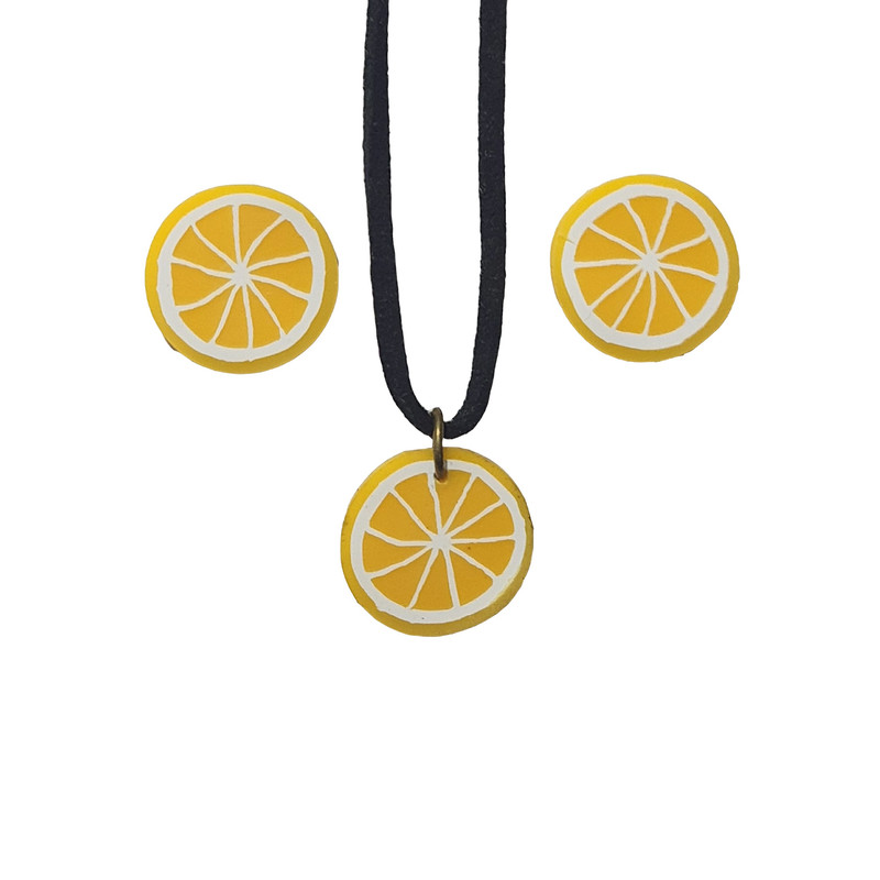 نیم ست دخترانه مدل پرتقالی