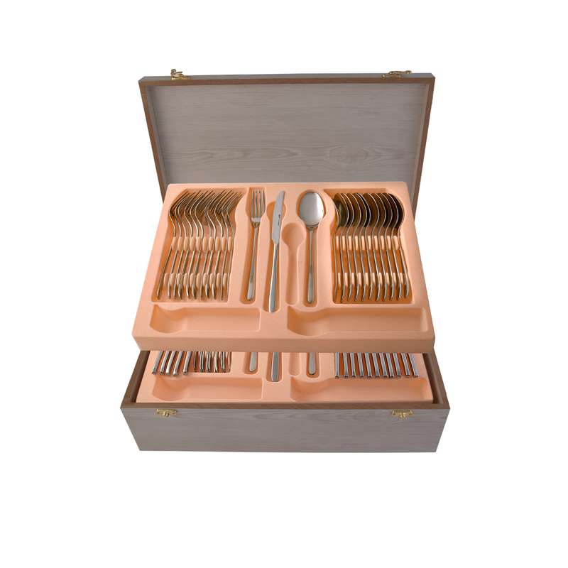 سرویس قاشق و چنگال 54 پارچه ام جی اس مدل DONA(GE)001