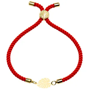 دستبند طلا 18 عیار زنانه الن نار مدل برگ کد ELN101326