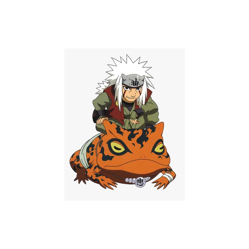 استیکر لپ تاپ و موبایل مدل انیمه طرح ناروتو استاد جیرایا Naruto jiraiya sensei کد 2834