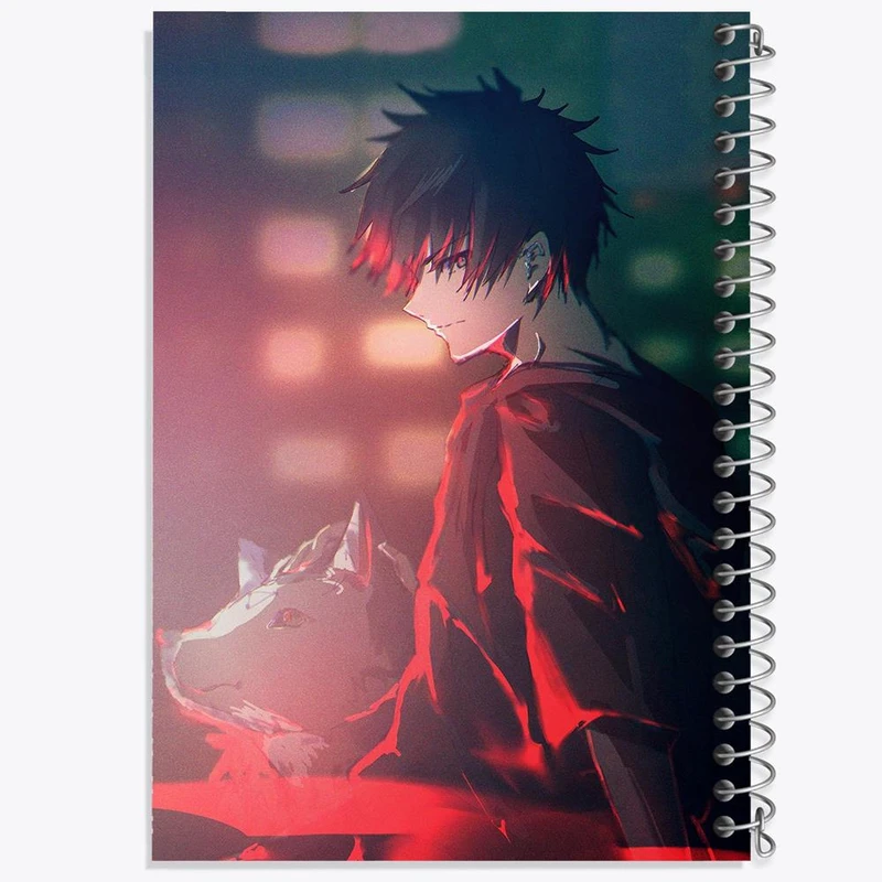 دفتر نقاشی 50 برگ خندالو مدل فوشیگورو مگومی انیمه جوجوتسو کایزن کد 11057