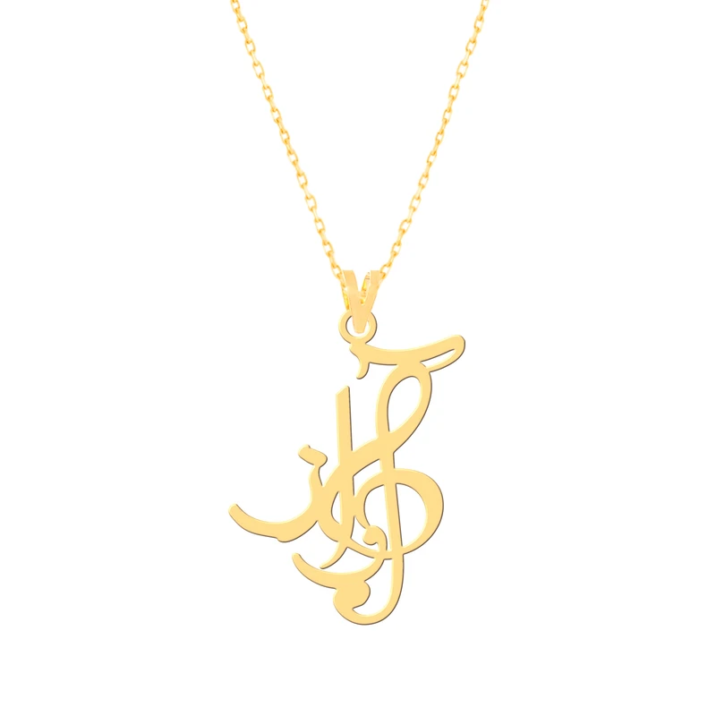گردنبند طلا 18 عیار زنانه کرابو طرح آواز مدل Kr7249