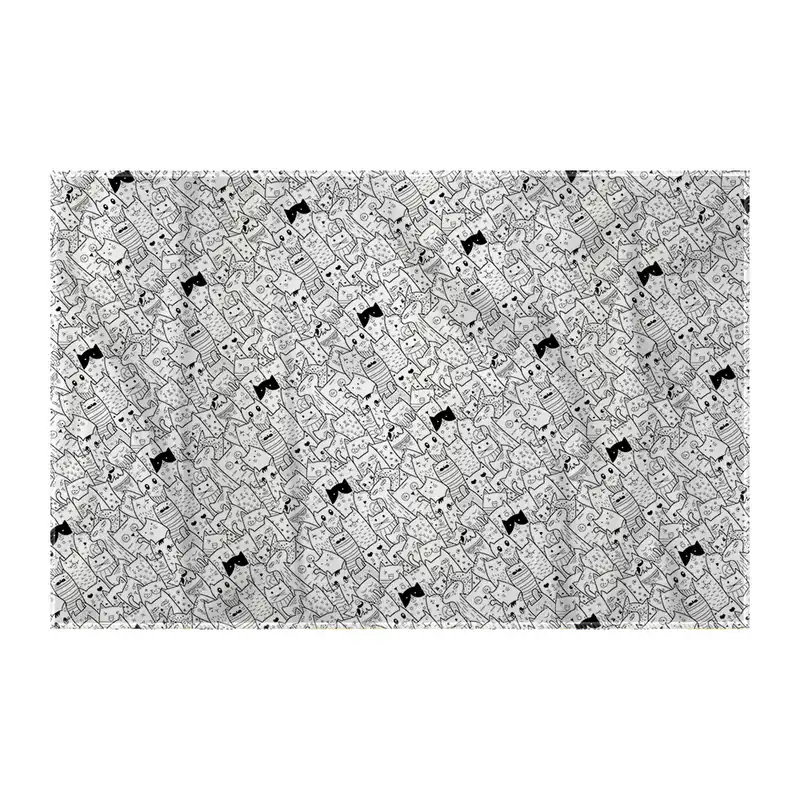 کاغذ کادو ترمه طراحان ایده مدل پترن گربه های کیوت کد strm0198