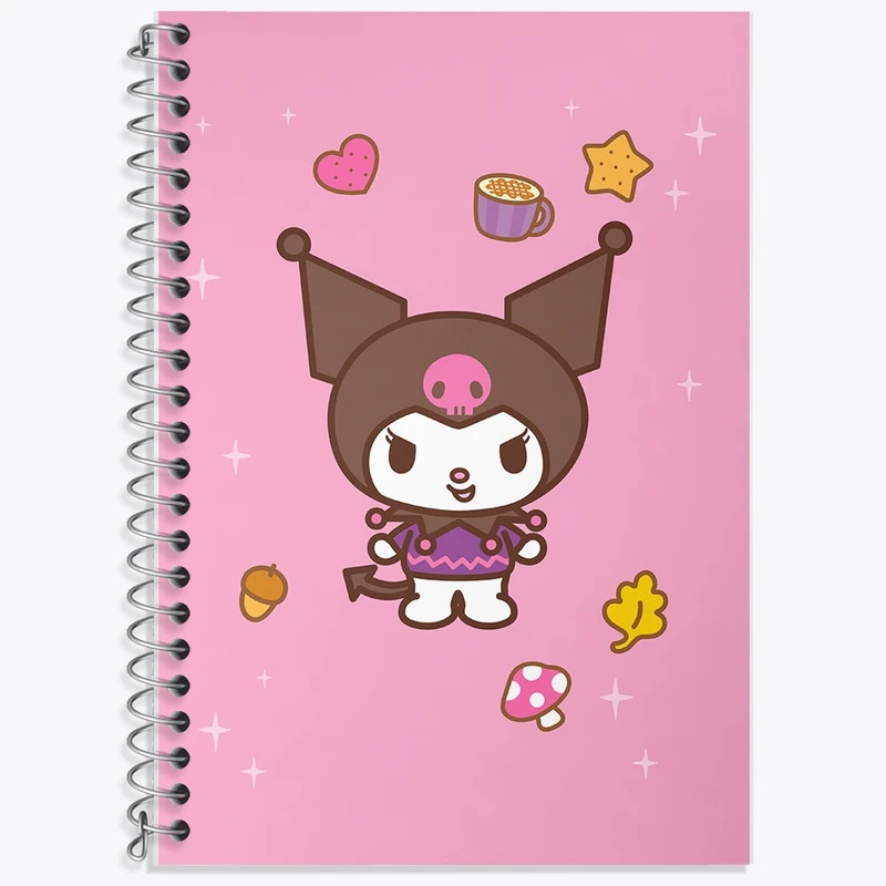 دفتر زبان 50 برگ خندالو مدل سه خط طرح کورومی و مای ملودی کد 36923