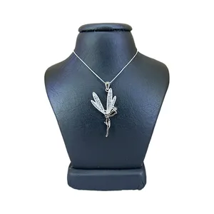 گردنبند نقره زنانه مدل فرشته مدل تینکر بل کد 41586