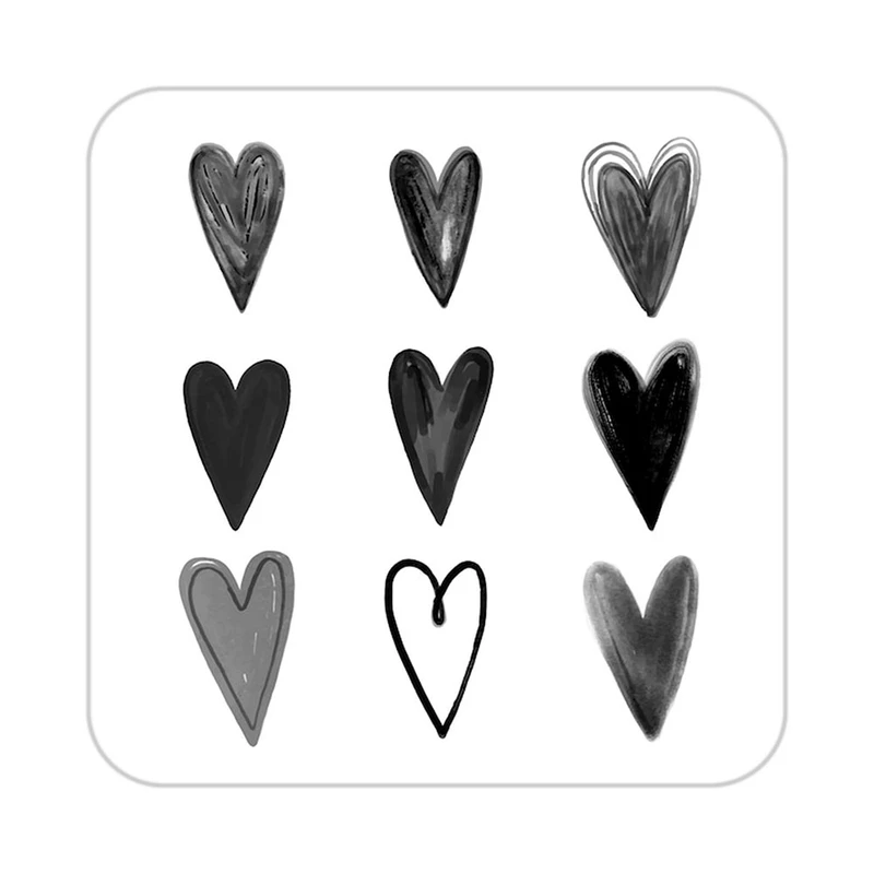 زیر لیوانی کاکتی طرح عاشقانه مدل mp37772