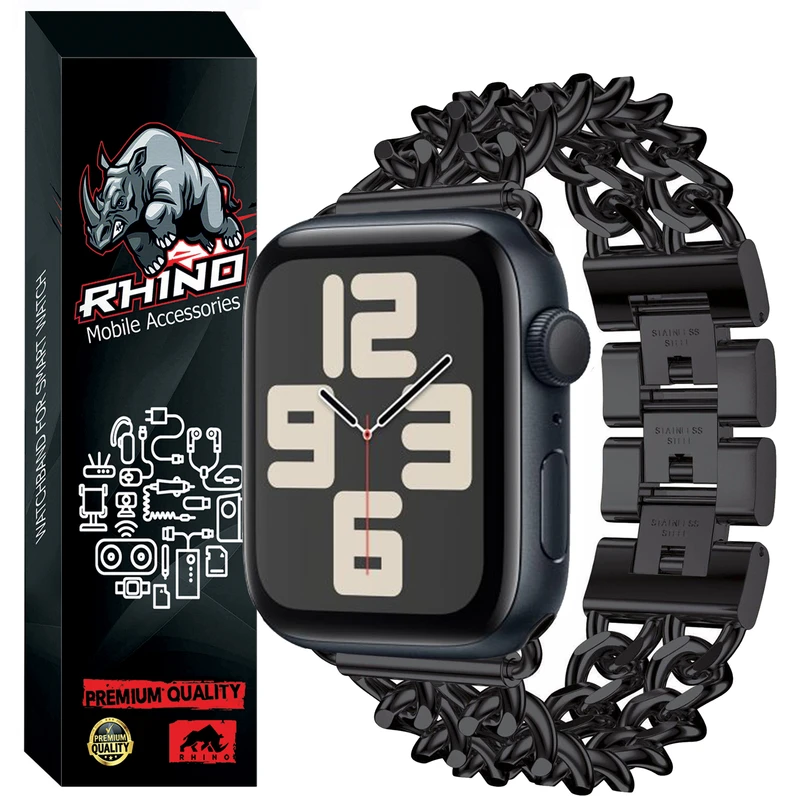 بند راینو مدل Cartier مناسب برای اپل واچ سری SE 2023 40 میلی متری