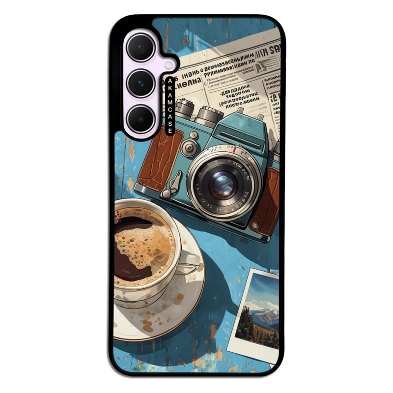 کاور آکام مدل AMC-WSGA35-COFFEE-1 مناسب برای گوشی موبایل سامسونگ Galaxy A35