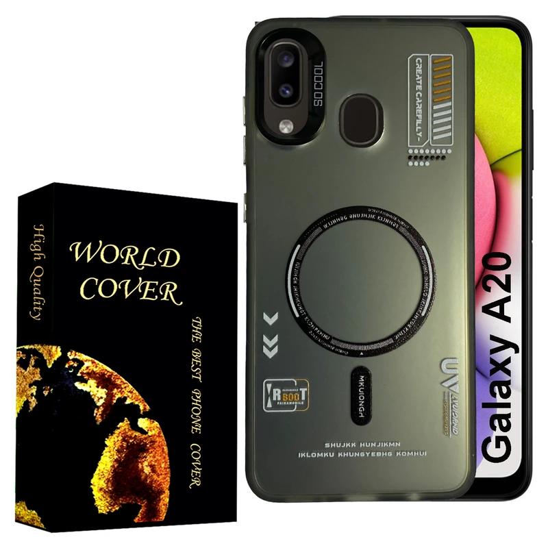 کاور مدل SO COOL طرح مگ سیف کد SO-01 مناسب برای گوشی موبایل سامسونگ Galaxy A20 / A30