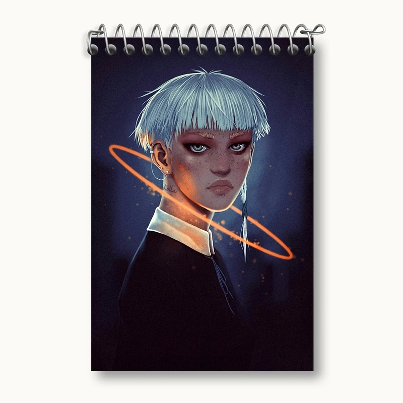 دفتر یادداشت 50 برگ خندالو مدل دخترانه کد F210