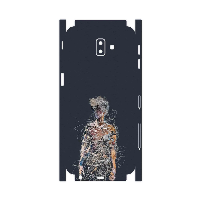 برچسب پوششی ماهوت مدل Strings Digital Art 1-FullSkin مناسب برای گوشی موبایل سامسونگ Galaxy J6 Plus