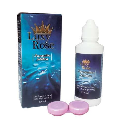 محلول شستشوی لنز لوکسی رز مدل Preservative Solution حجم 120 میلی لیتر مجموعه 12 عددی
