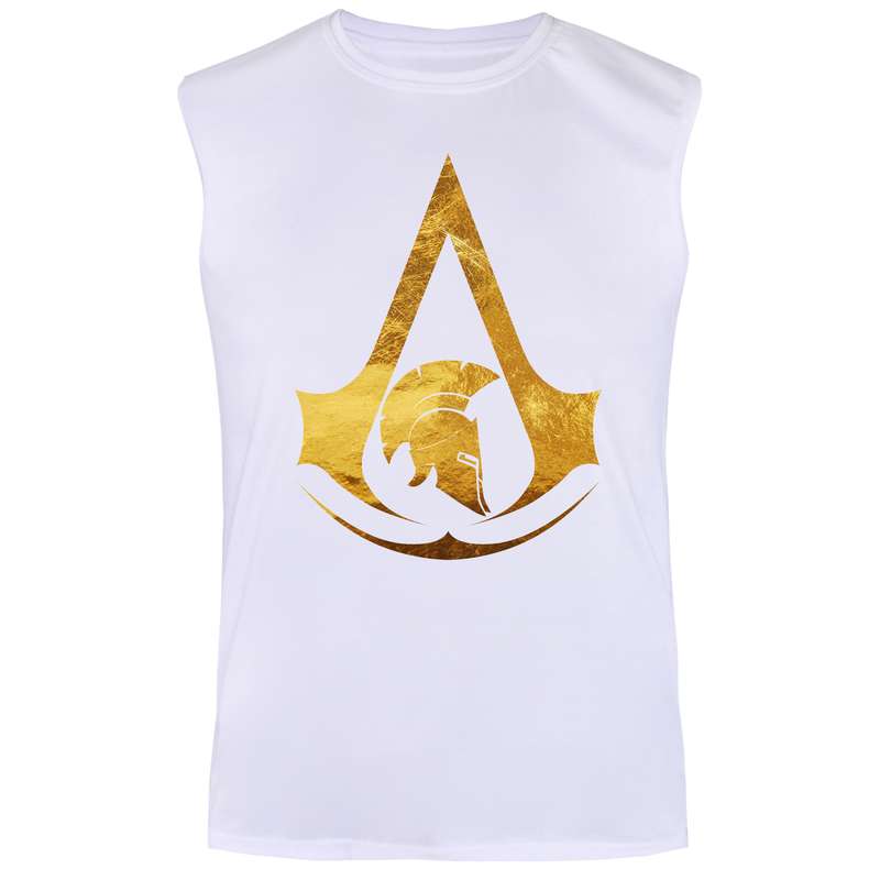 تاپ مردانه مدل ASSASSINS کد TOW14 رنگ سفید