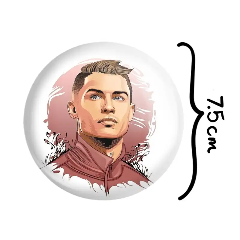 آینه جیبی خندالو طرح کریستیانو رونالدو مدل تاشو کد 13897