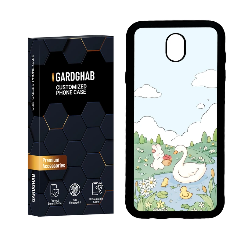 کاور گارد قاب مدل دور ژله ای فانتزی مناسب برای گوشی موبایل سامسونگ Galaxy J7 Pro