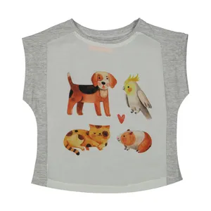 تی شرت دخترانه تیتیش مدل 2471124-01