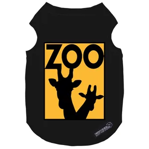 لباس سگ و گربه 27 طرح Zoo Yellow کد MH1599 سایز L
