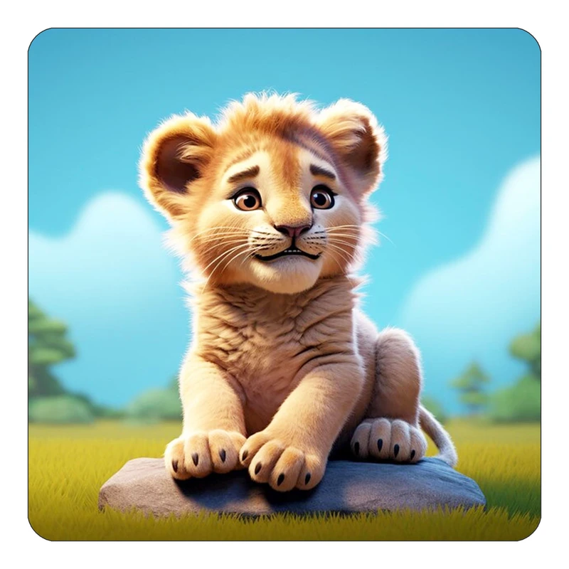 مگنت کاکتی طرح حیوانات کارتونی مدل mp27291