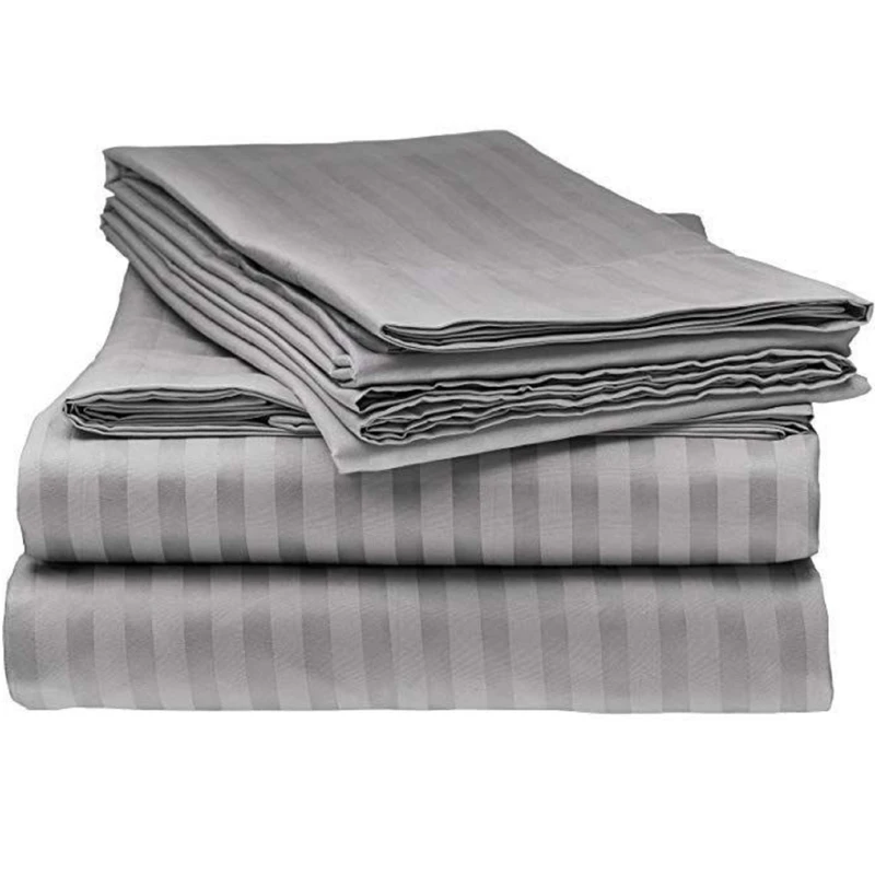 سرویس ملحفه 1 نفر 2 تکه ناتوسا مدل هتلی کد 120