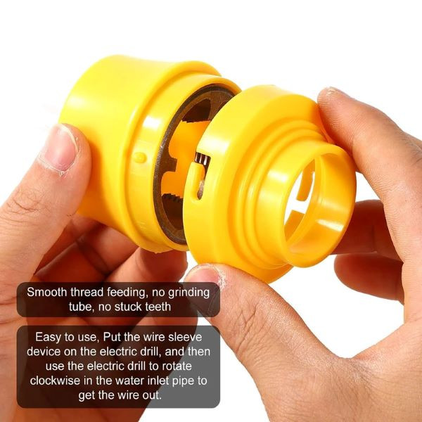 حدیده سر دریلی لوله اب مدل jx-8 مجموعه ۷ عددی