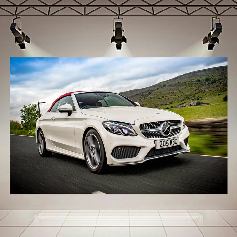 تابلو شاسی طرح ماشین مدل Mercedes-Benz AMG C63s کد AR653