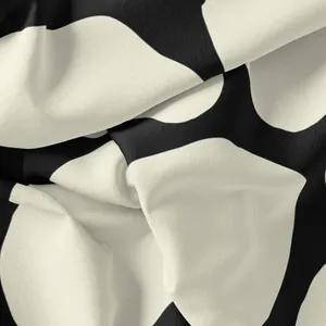 پارچه لباس مدل کرپ حریر طرح پوست گاوی کد 9099B