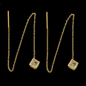 گوشواره طلا 18 عیار زنانه مدل 670141