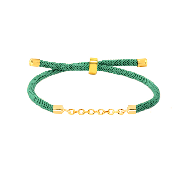 دستبند طلا 18 عیار زنانه ماوی گالری مدل زنجیری