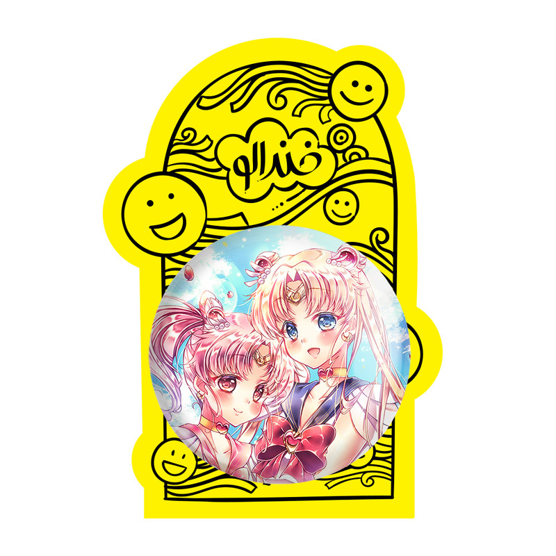 آینه جیبی خندالو مدل اوساگی تسوکینو و چیبیوسا انیمه سیلور مون Sailor Moon کد 17459 آینه جیبی خندالو مدل اوساگی تسوکینو و چیبیوسا انیمه سیلور مون Sailor Moon کد 17459