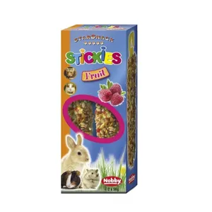 غذای تشویقی جوندگان نوبی مدل Stickies Fruit بسته دو عددی