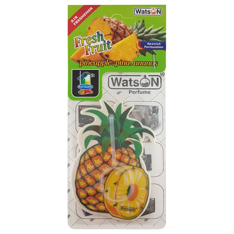 خوشبو کننده خودرو واتسون مدل Card-Pineapple