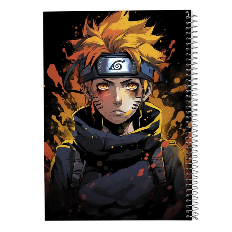 دفتر نت موسیقی 50 برگ مدوپد مدل Naroto کد DF11231