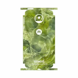 MAHOOT Green Crystal Marble-FullSkin Cover Sticker for Motorola Moto Z